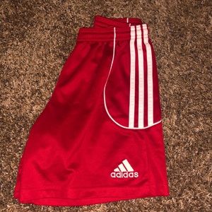 Adidas Women’s Soccer shorts size large in a kids
